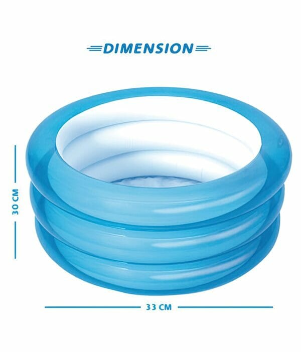 bestway 27.5″x12″ kiddie pool – blue4