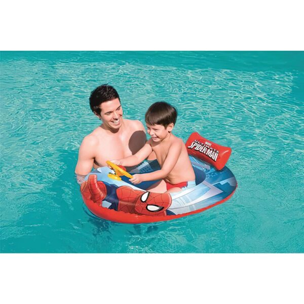 bestway spider man 44x28 beach boat3