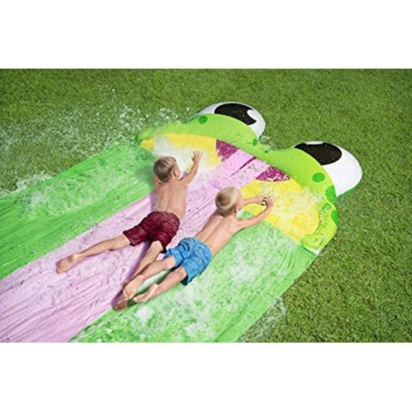 h2o go friendly frog lawn water slide (4)