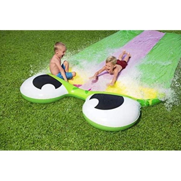 h2o go friendly frog lawn water slide (5)