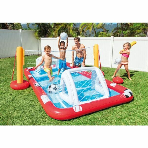 intex action sports play center 10'8 x 8'9 x 3'42