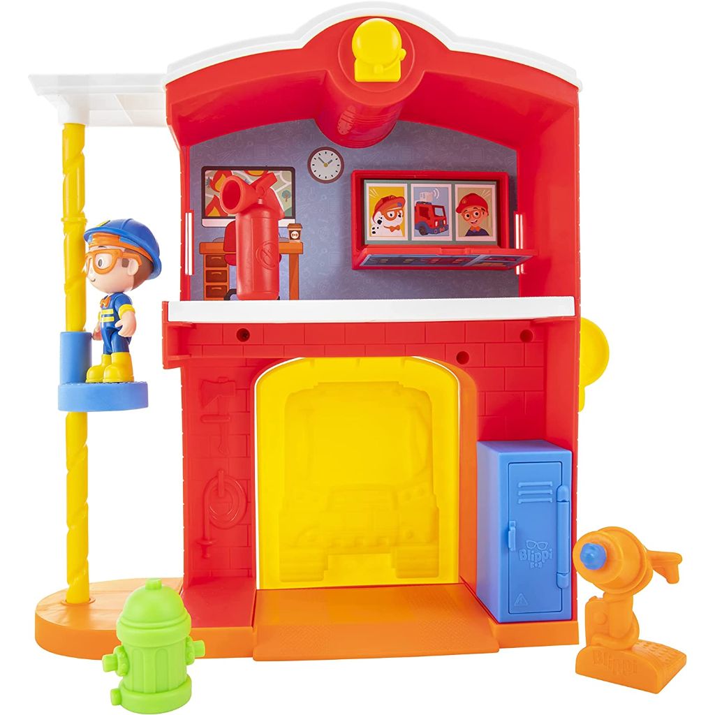 blippi firehouse playset