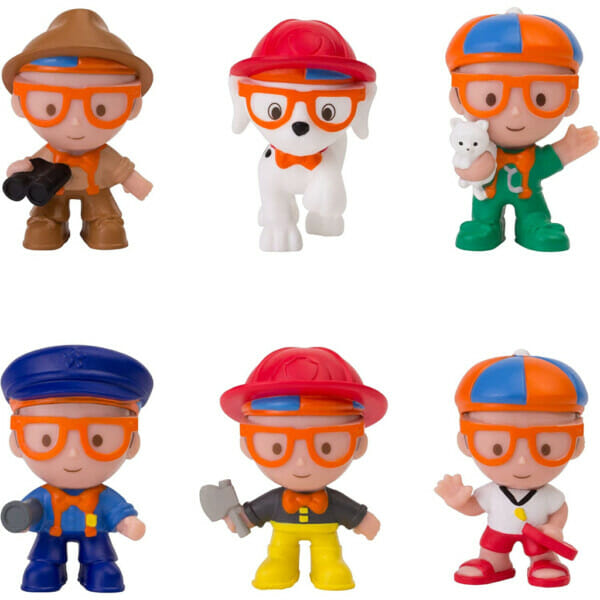 blippi mini 2″ heroes squishables mystery 6 pack11
