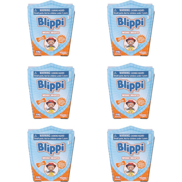 blippi mini 2″ heroes squishables mystery 6 pack9
