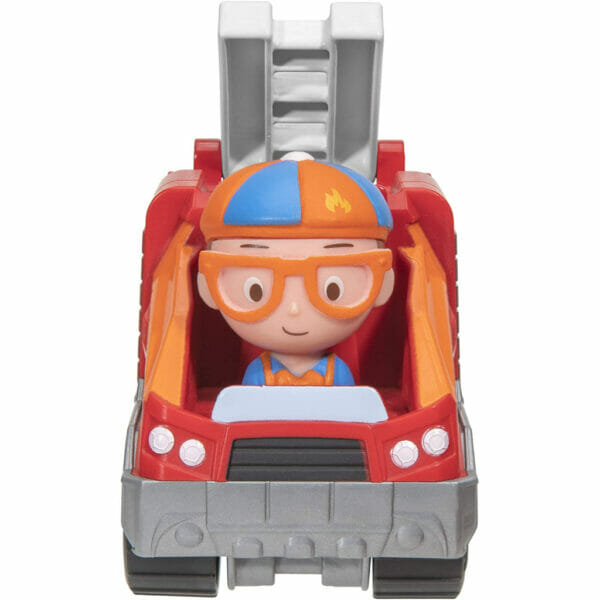 blippi mini vehicles, including excavator and fire truck6