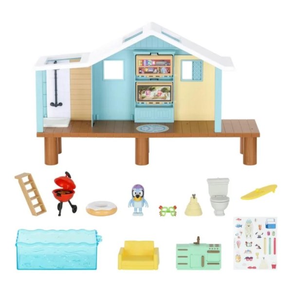 bluey beach cabin playset 2