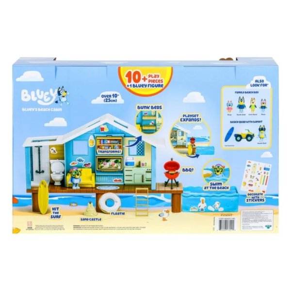bluey beach cabin playset 5