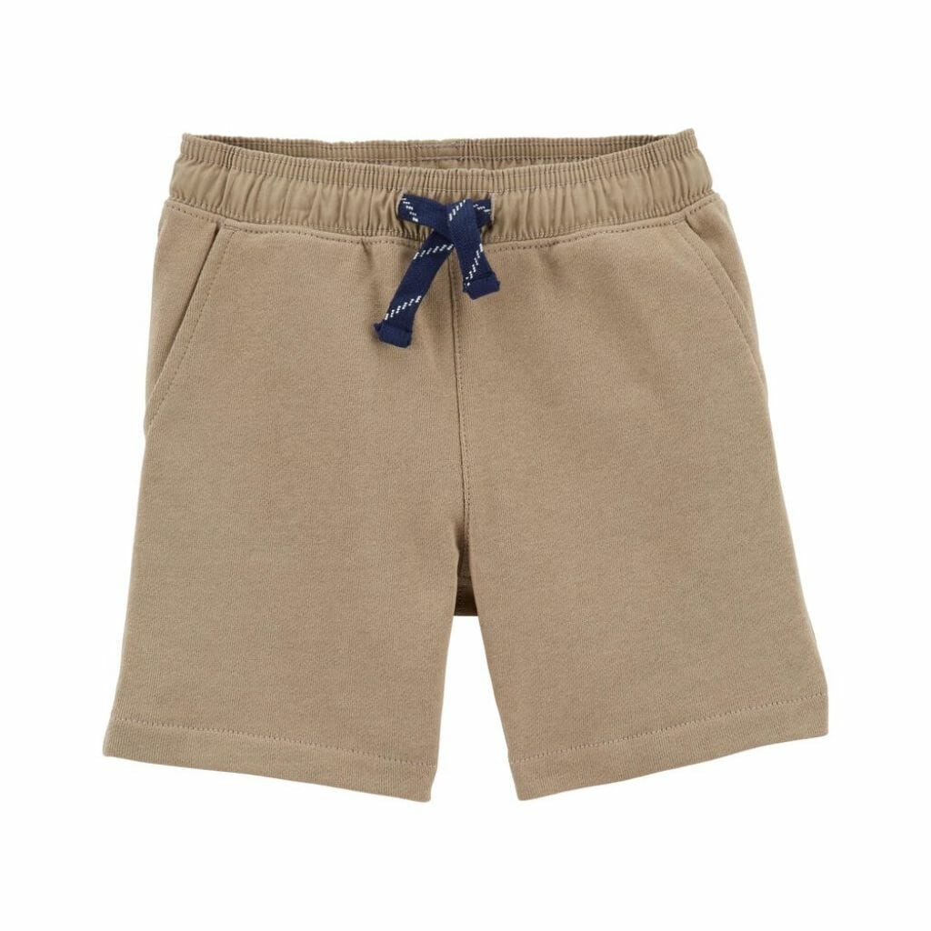 pull on french terry shorts