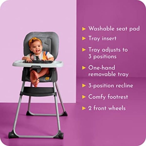 century dine on 4 in 1 high chair, splash 6