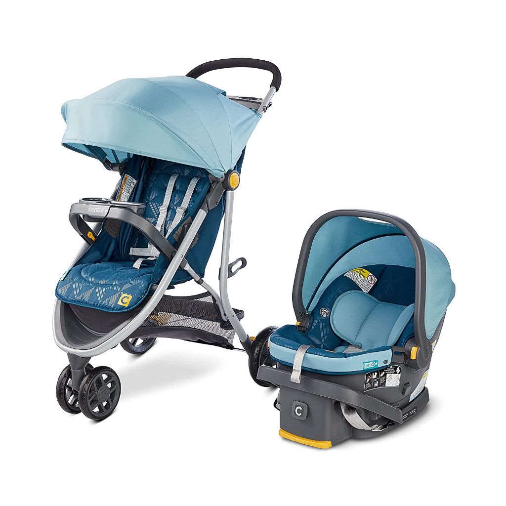 century stroll on 3 wheel 2 in 1 lightweight travel system splash