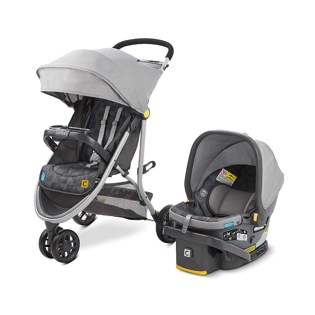 century stroll on 3 wheel 2 in 1 lightweight travel system