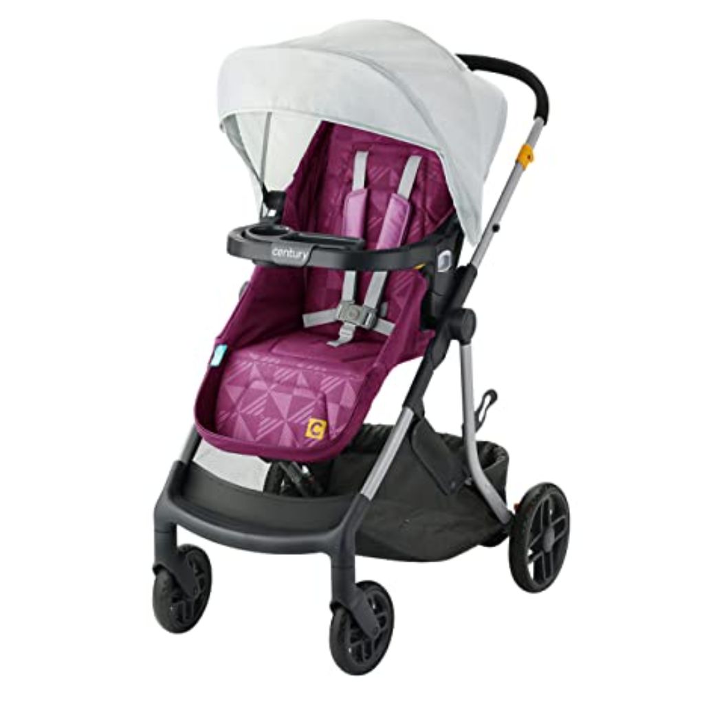 century swap on modular stroller, berry 1