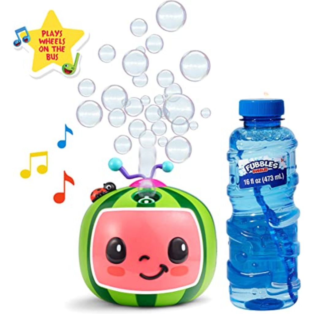 cocomelon no spill musical bubble machine