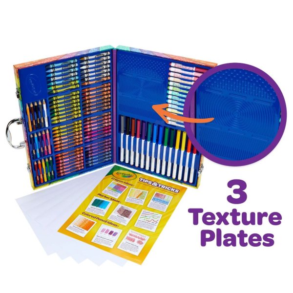 crayola imagination art coloring set, beginner child, 115 pieces6