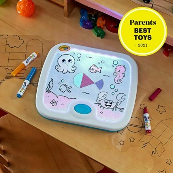 crayola light up activity board, educational toy for kids 3