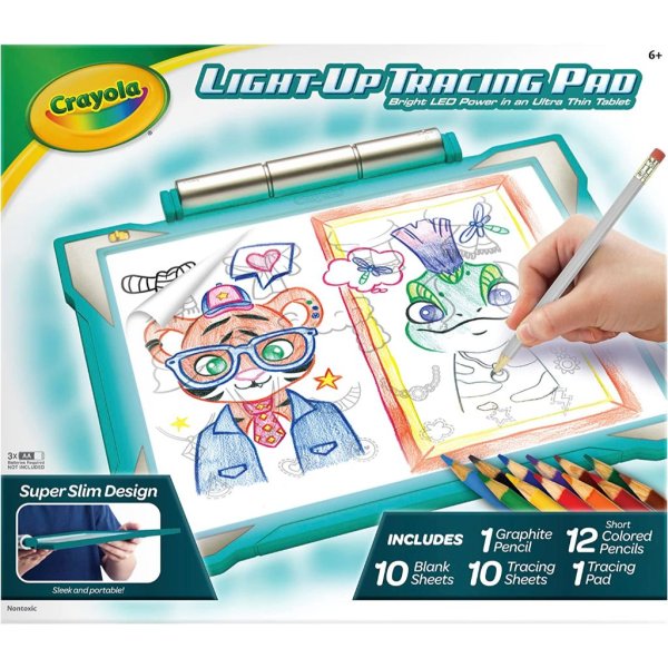 crayola light up tracing pad+accessories 2