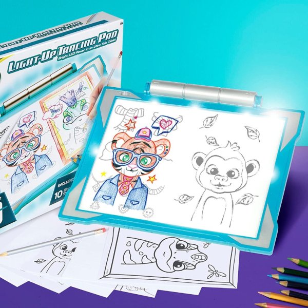 crayola light up tracing pad+accessories 3