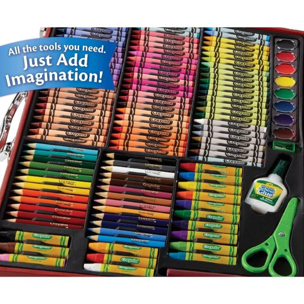 crayola masterworks art case (200+ pcs), art set (2) (1)