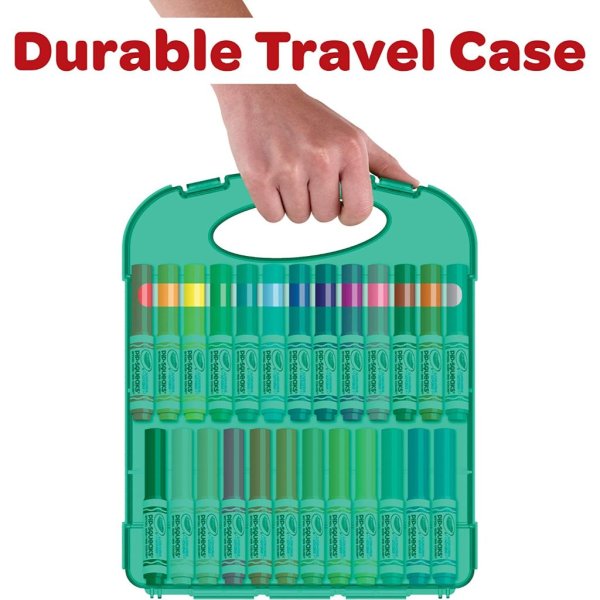 crayola pip squeaks marker set (65ct), washable markers for kids4