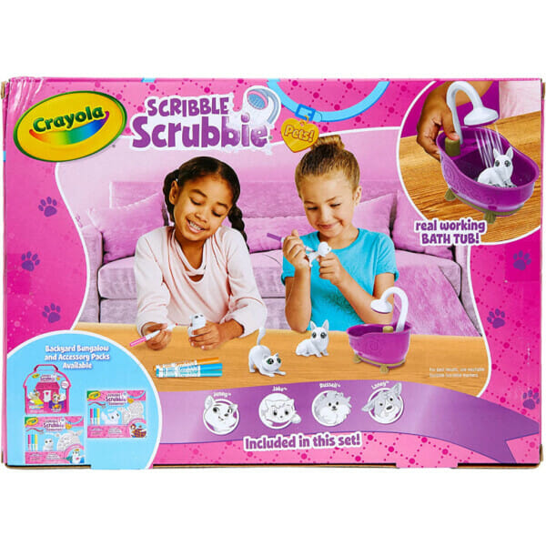 crayola scribble scrubbie pets tub set 2 (2)