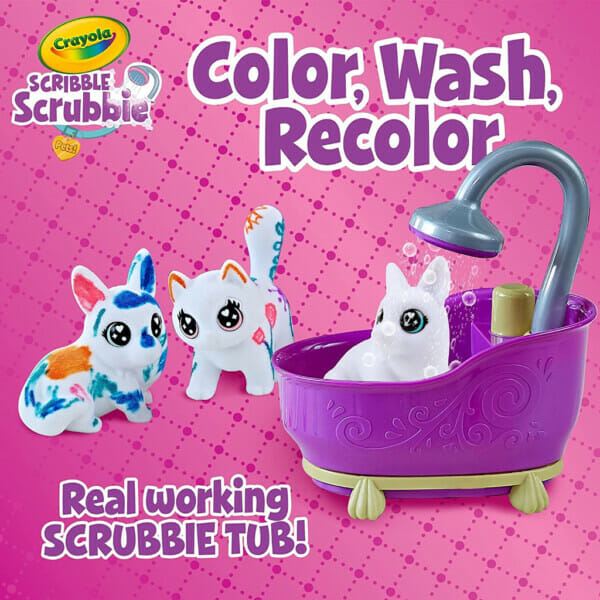 crayola scribble scrubbie pets tub set 2 (4)