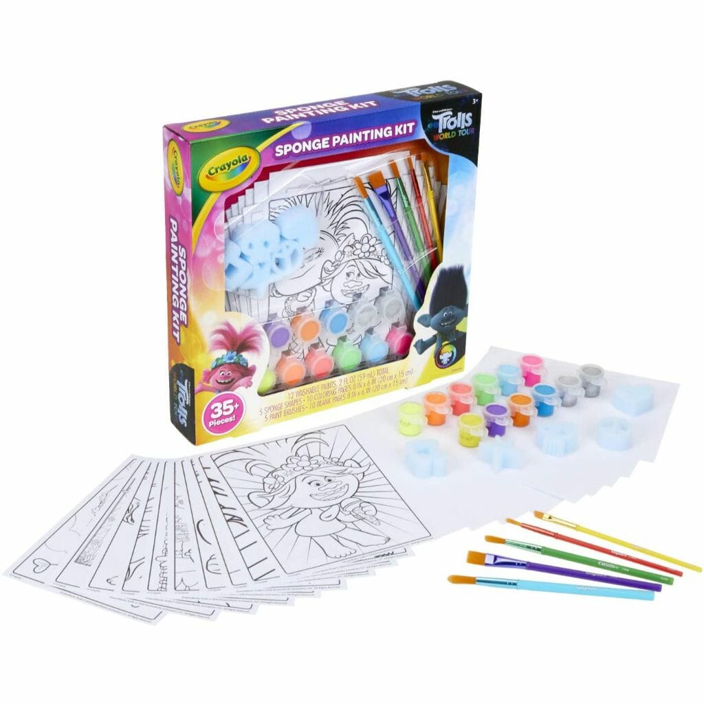 crayola trolls world tour paint set