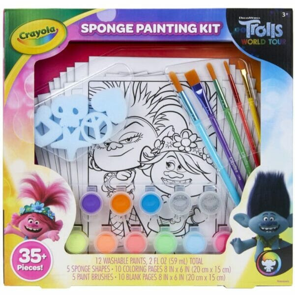 crayola trolls world tour paint set1