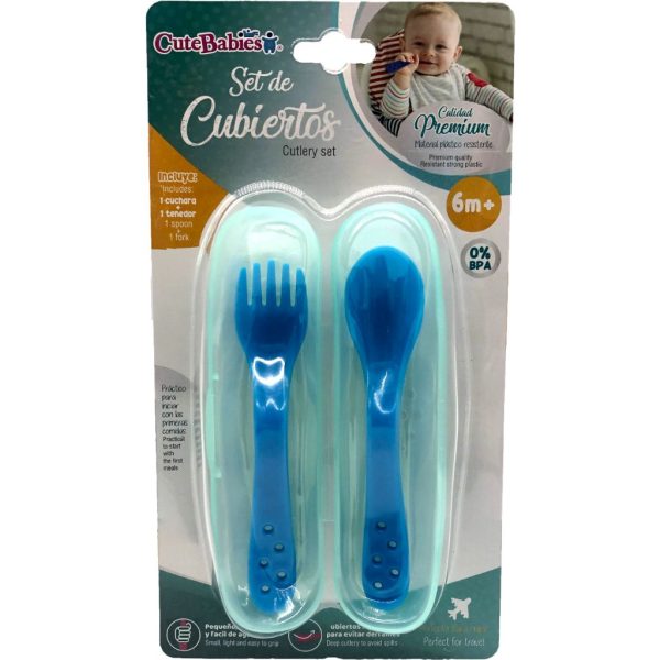 cutebabies cutlery set blue1