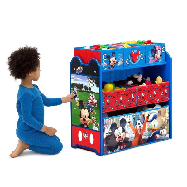 delta children disney mickey mouse 6 bin design and store toy organizer (2) (1)