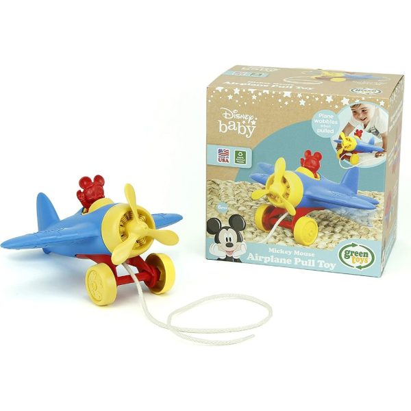 disney baby mickey mouse airplane pull toy (1)