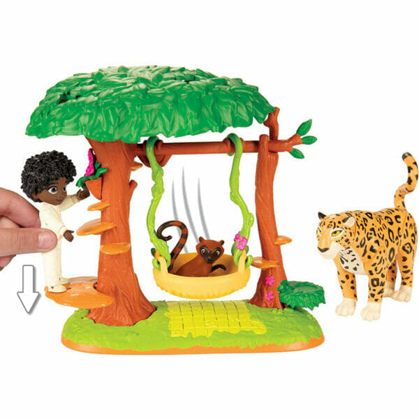 disney encanto antonio's animal swing playset with jaguar figure (4)
