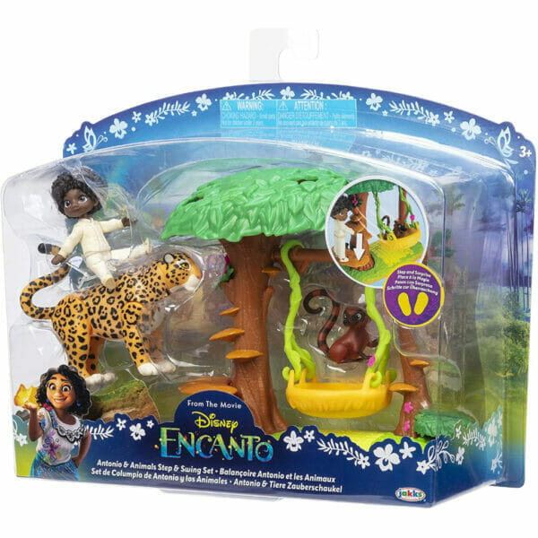 disney encanto antonio's animal swing playset with jaguar figure (5)