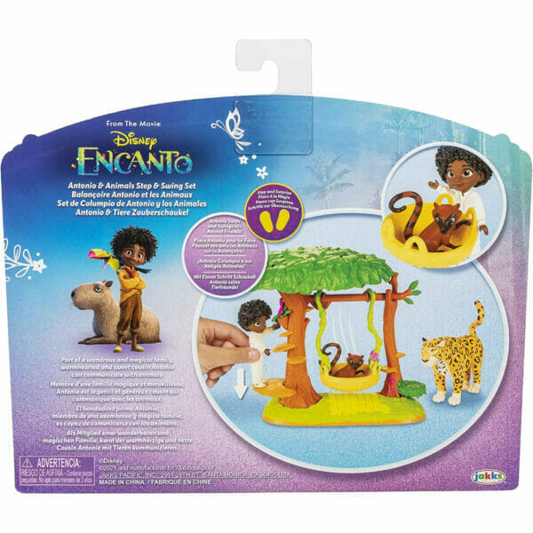 disney encanto antonio's animal swing playset with jaguar figure (8)