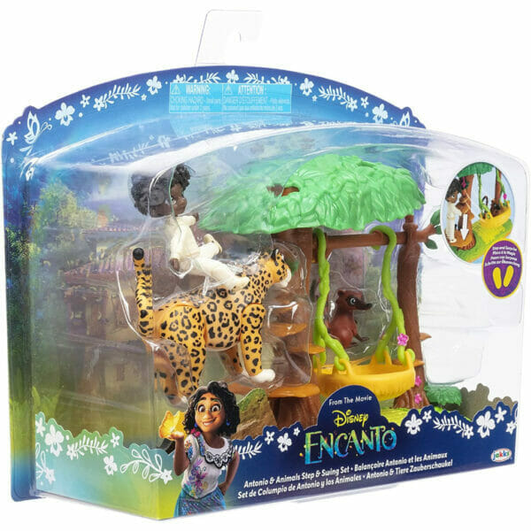 disney encanto antonio's animal swing playset with jaguar figure (9)