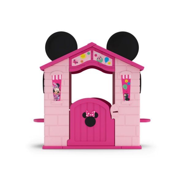 disney minnie mouse plastic indoor,outdoor playhouse with easy assembly2