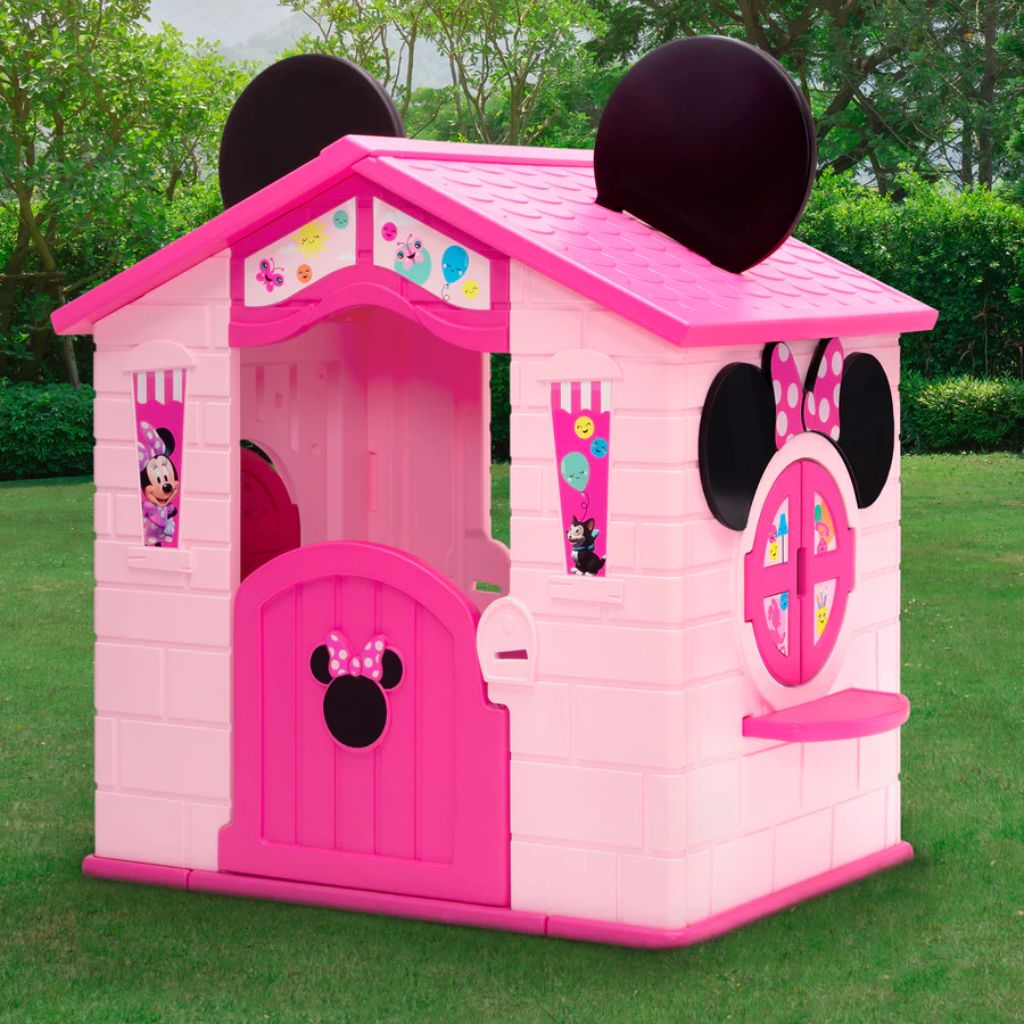 disney minnie mouse plastic indoor,outdoor playhouse with easy assembly5