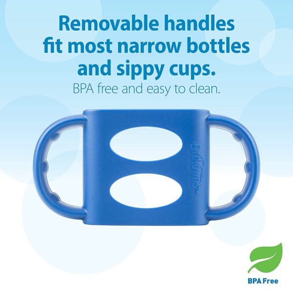 dr. brown’s milestones narrow sippy straw bottle blue (5)