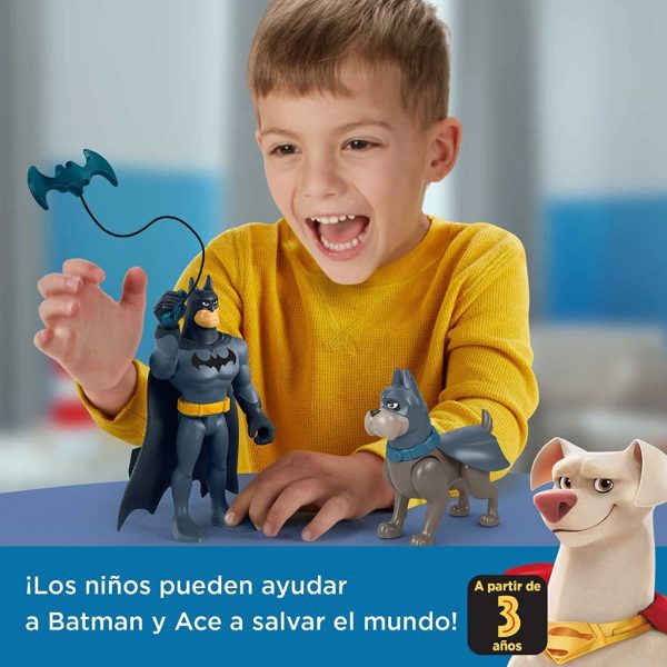 fisher price dc league of super pets batman & ace 1