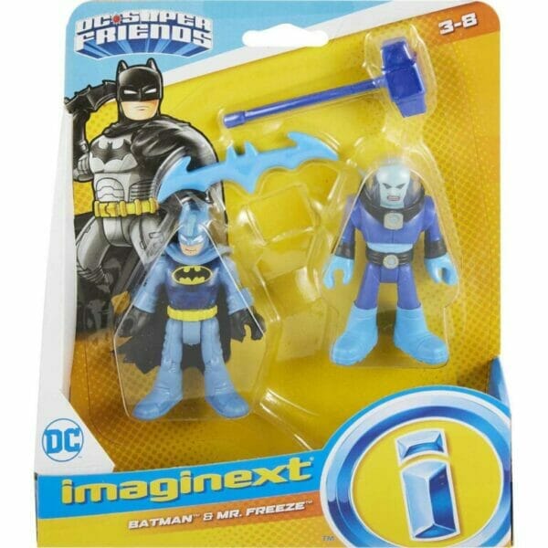 fisher price imaginext dc super friends batman & mr freeze7