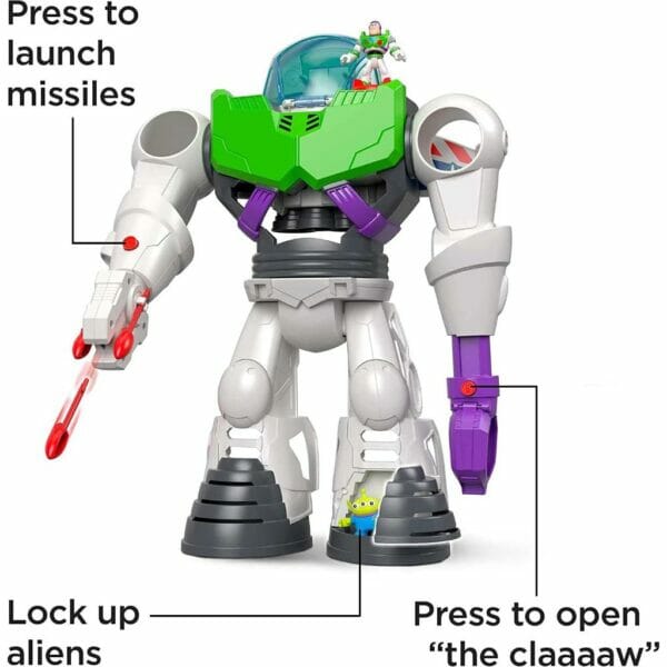 fisher price imaginext playset featuring disney pixar toy story buzz lightyear robot2