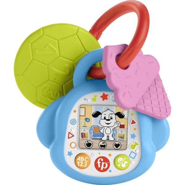 fisher price laugh & learn baby & toddler toy digipuppy pretend digital pet with music & lights