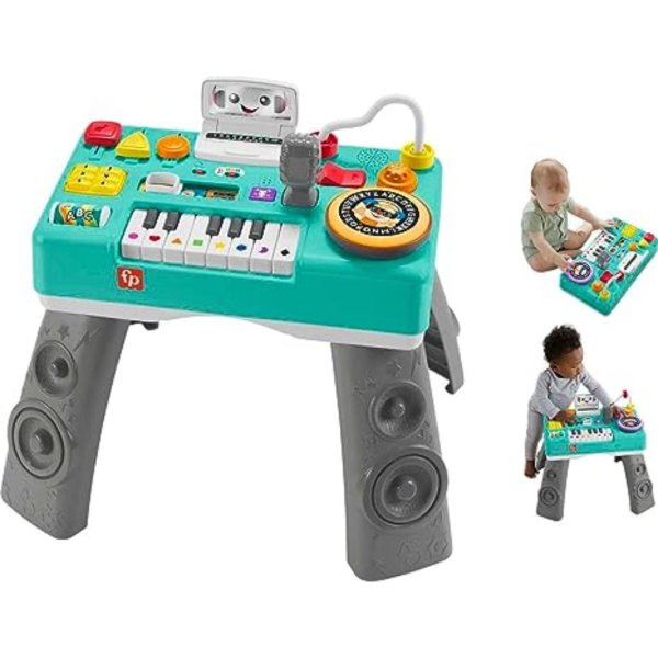 fisher price laugh & learn baby & toddler toy mix & learn dj table
