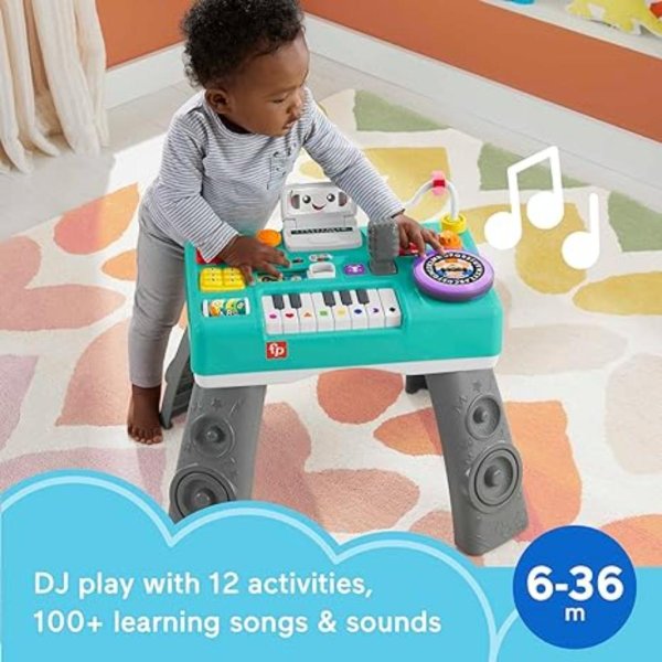 fisher price laugh & learn baby & toddler toy mix & learn dj table1