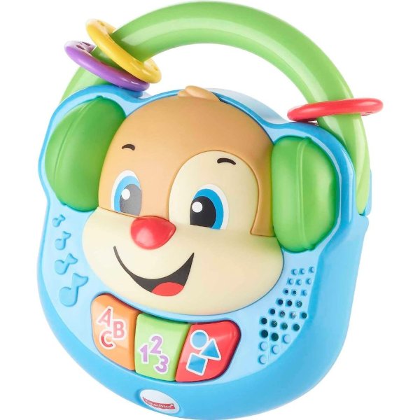 fisher price laugh & learn baby & toddler toy sing & learn music player pretend radio with lights & songs for ages 6+ months (1)