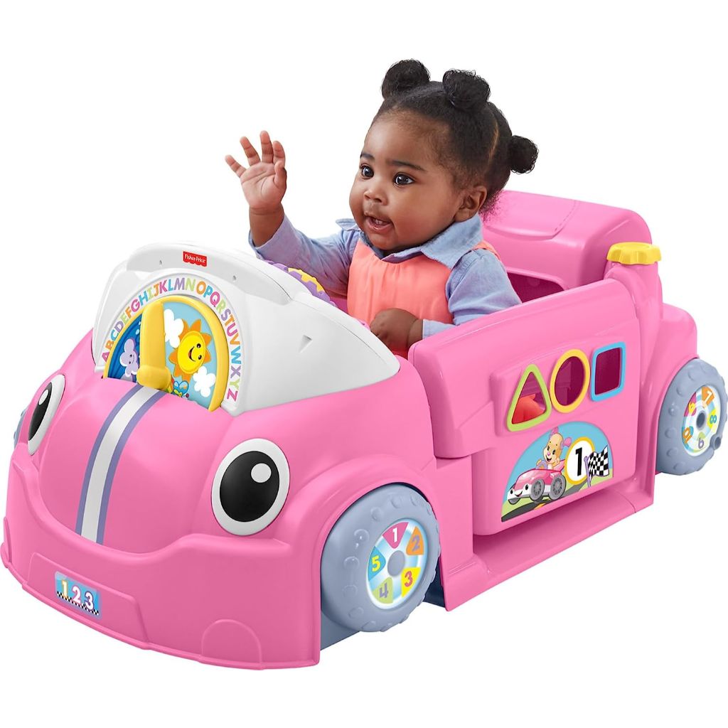 fisher price laugh & learn baby activity center crawl around , pink (1) (1)