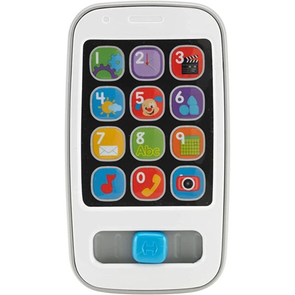 fisher price laugh & learn smart phone, gray, musical baby toy (3)
