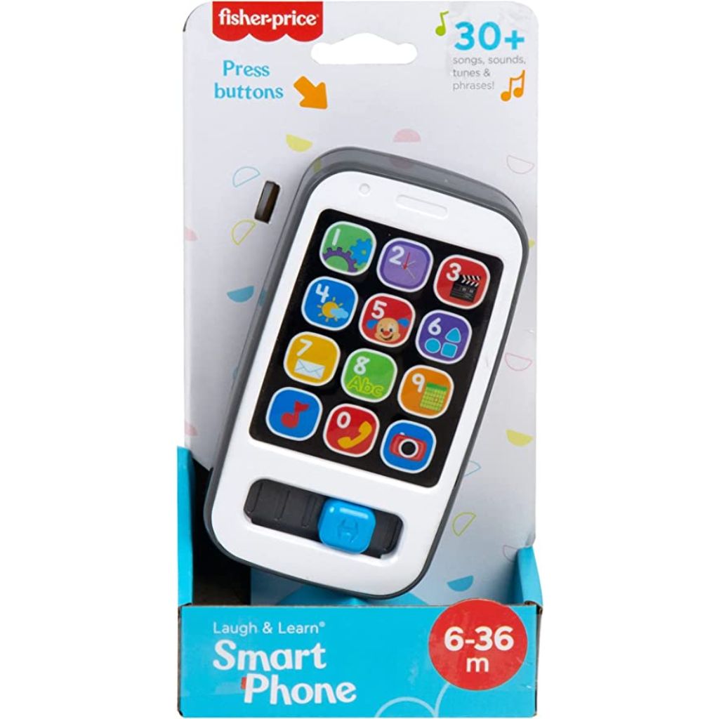 fisher price laugh & learn smart phone, gray, musical baby toy (4)