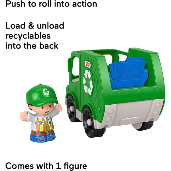 fisher price little people recycle truck (2)