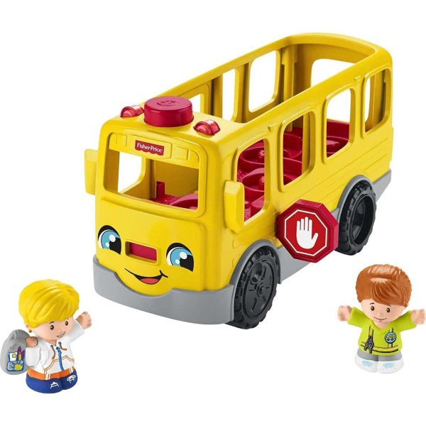fisher price little people toddler school bus push toy