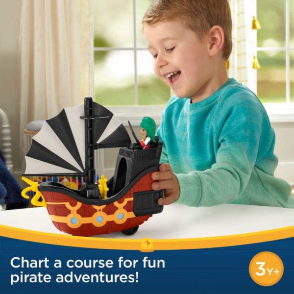 fisher price nickelodeon santiago of the seas bonnie bones figure & el calamar pirate ship (4)